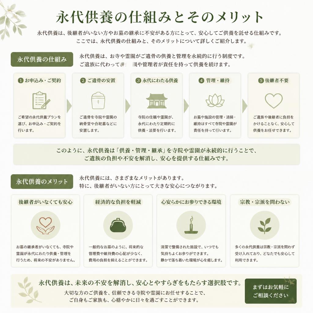 2. 永代供養のメリット