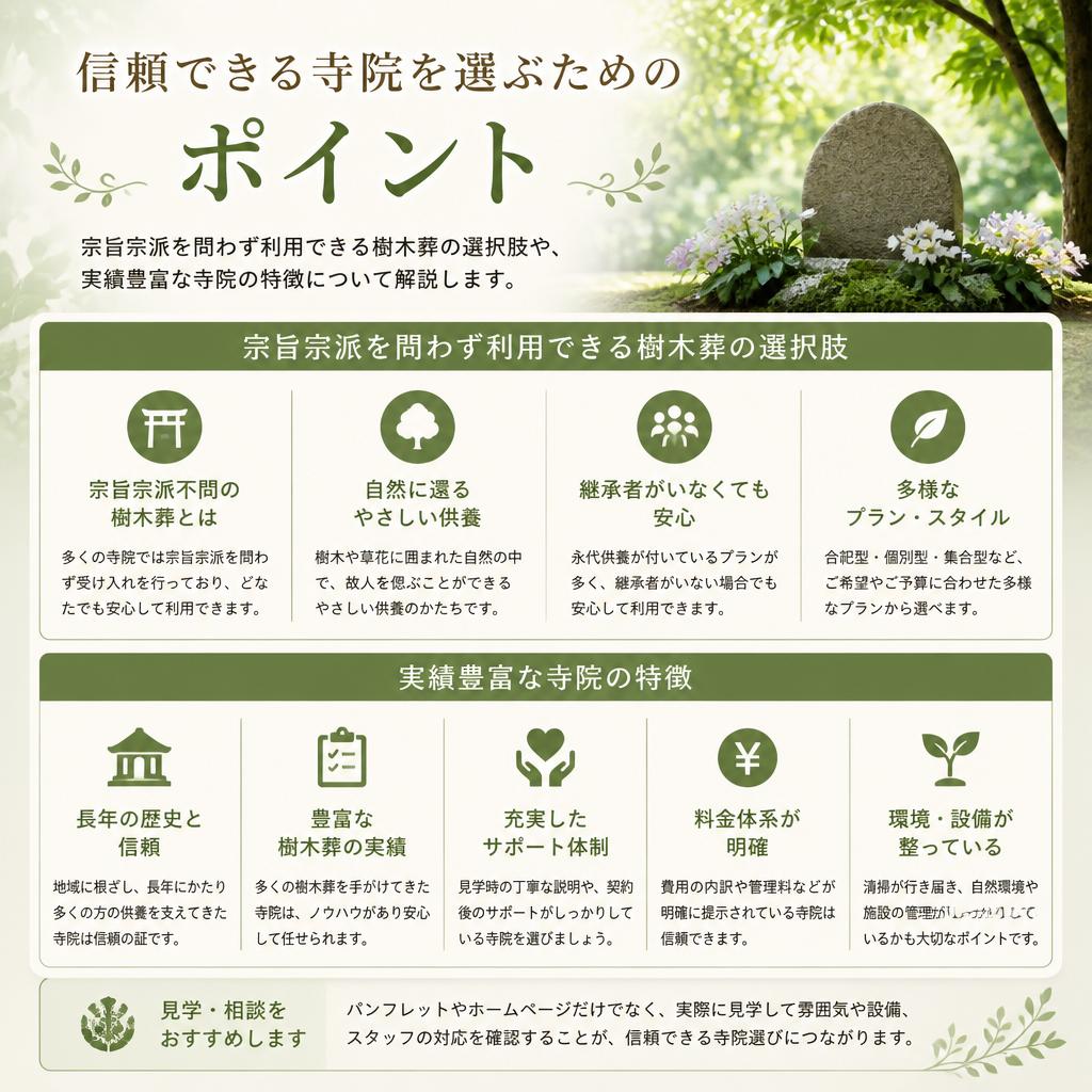 3. 寺院の選び方